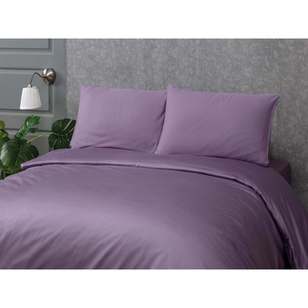 Towell Home Essential Collection Pamuk Tek Kişilik Kolay Ütülenebilen Nevresim Takımı (160 cm x 220 Cm) - Mor - 160 x 220 cm Nevresim Takımı Fiyatı