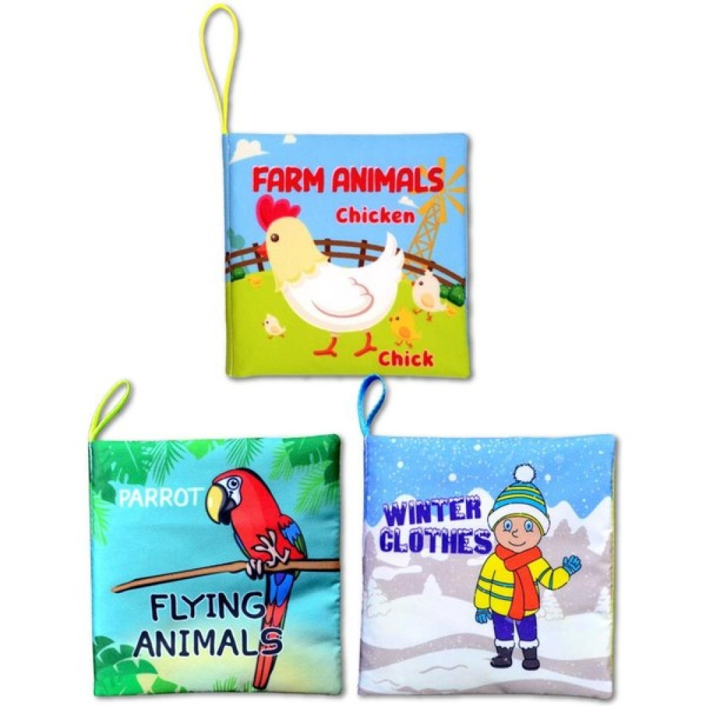 Tox 3 Kitap Tox Ingilizce Kışlık Giysiler , Uçan ve Çiftlik Hayvanları Kumaş Sessiz Kitap E119 E124 E133 - Bez Kitap , Eğitici Oyuncak , Yumuşak ve... Bebek Oyuncakları Fiyatı