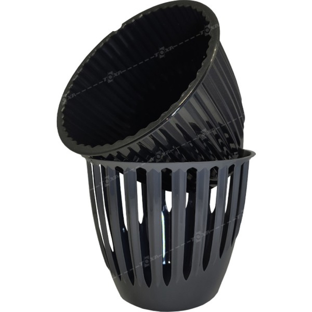 Toxa 1.4 Litre Antrasit Siyah 2 Parça 2 Renk Plastik Dekoratif Piyano Saksı No3 Ø14.9x12.6 cm - 1,4 Litre Saksı ve Aksesuarları Fiyatı