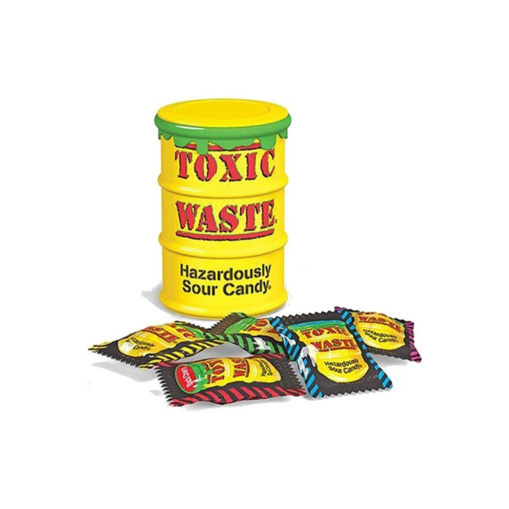 Toxic Waste Toxıc Hazadously Ekşi Şeker 42gr (SARI) Şekerleme Sakız Fiyatı