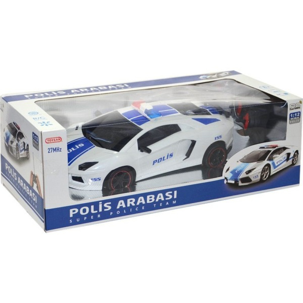 Toy-13 Toysan, 1:12 Kumandalı Şarjlı Polis Arabası Oto Boyaları Fiyatı