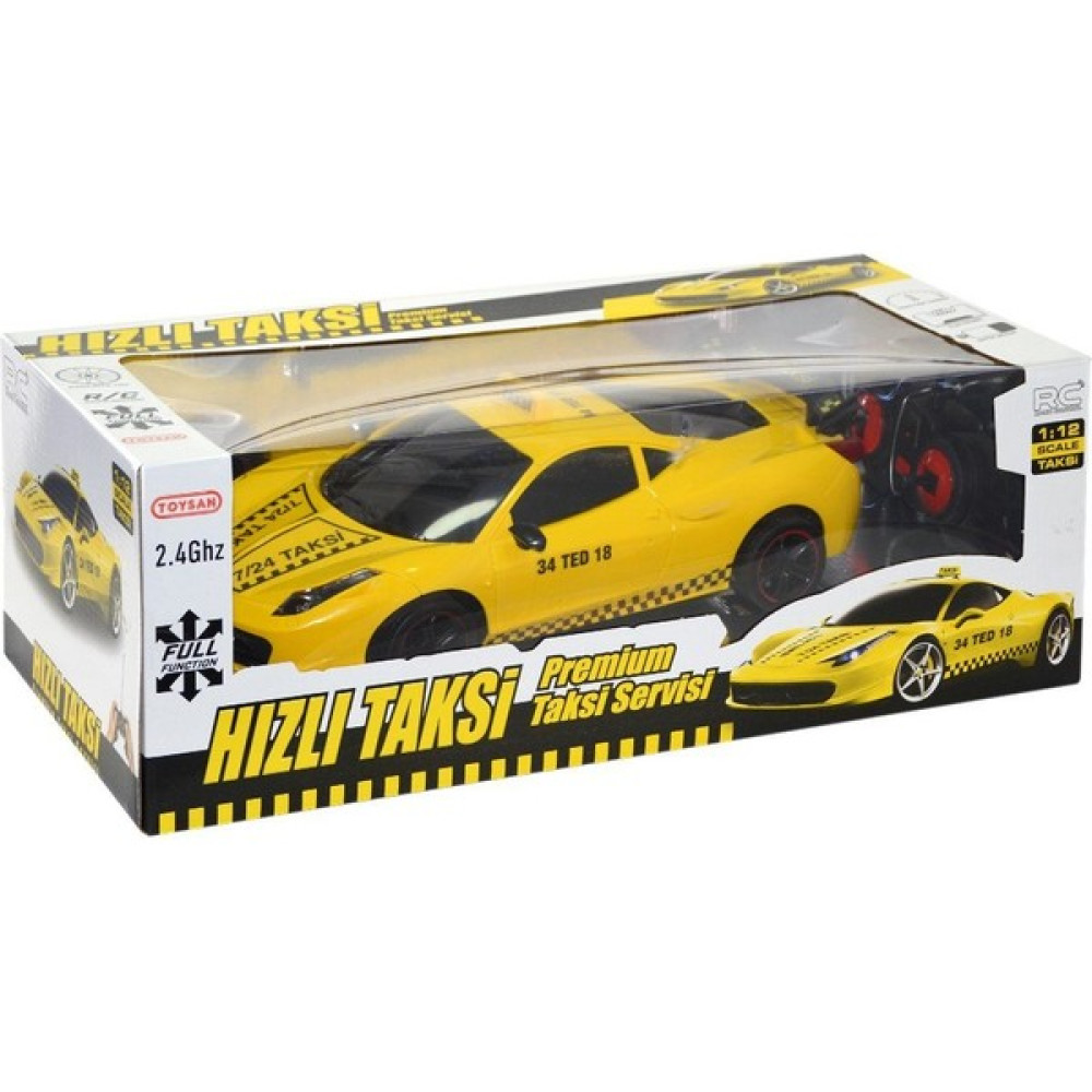 Toy-25 Toysan, Kumandalı Şarjlı 1:12 Hızlı Taksi Aracı Oto Boyaları Fiyatı