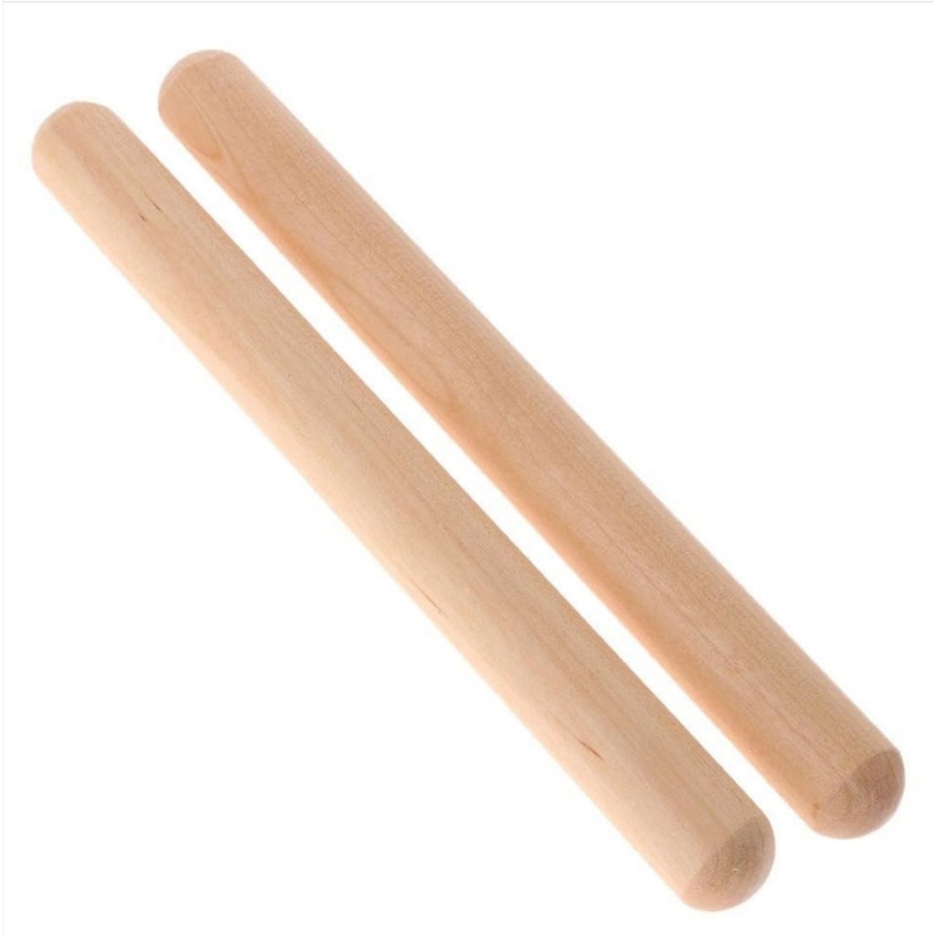 Toy 30 Cm. Ahşap Ritim Çubuğu 1 Çift (2 adet) Perküsyon Müzik Sopası - Ahşap Rengi Diğer Fiyatı