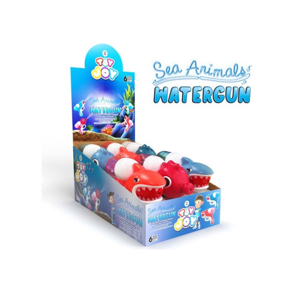 TOY JOY  Sea Aniımals Water Gun 10GR Tablet Draje Şeker - 6 Adet Oto Boyaları Fiyatı