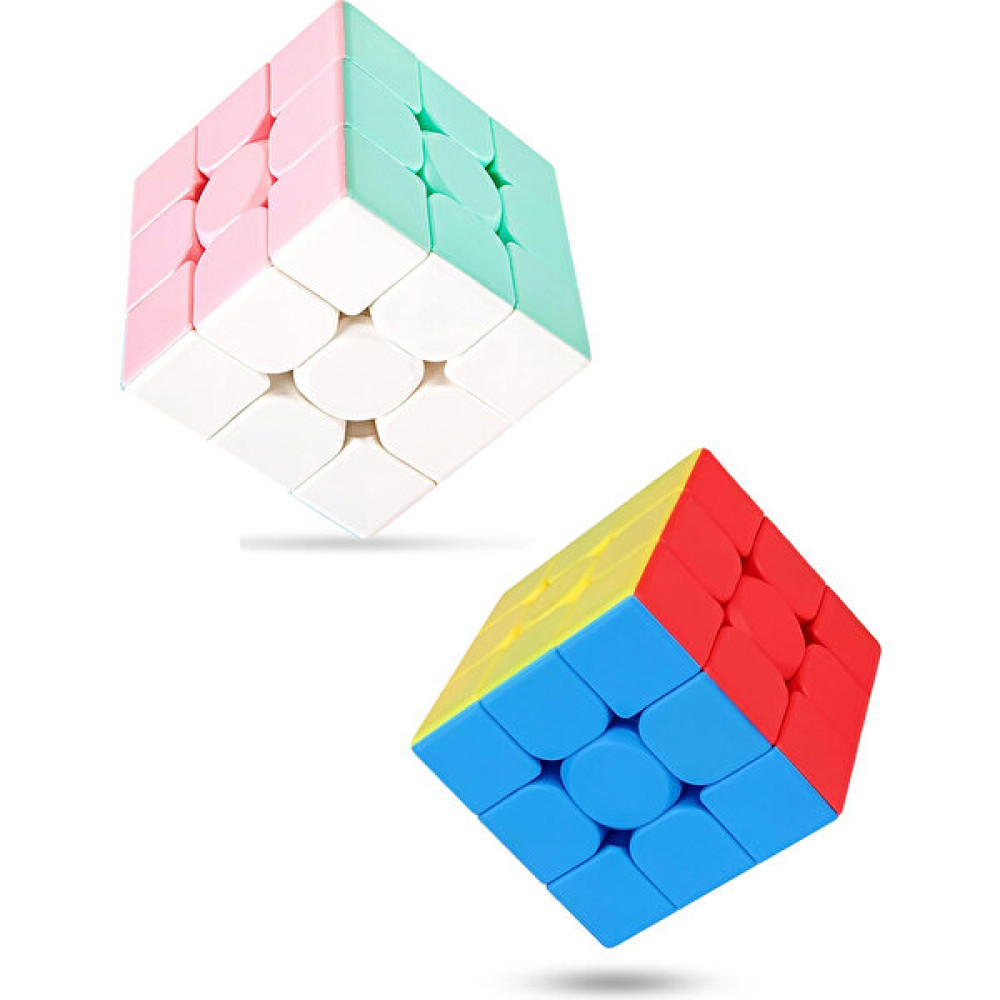 Toyaş 2 Adet Speed Cupe Rubik Küp Zeka Küpü 3x3 Hız Küpü,fidget Oyuncak Seyahat Zeka Oyunu Canlı ve Pastel Renk - Renkli Eğitici Oyuncak Fiyatı