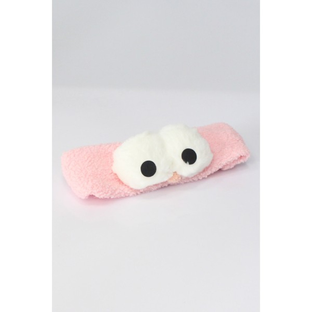 Toyaş Baykuş Peluş Bandana Makyaj Spa Saç Bandı Pembe Toka, Taç & Saç Bandı Fiyatı