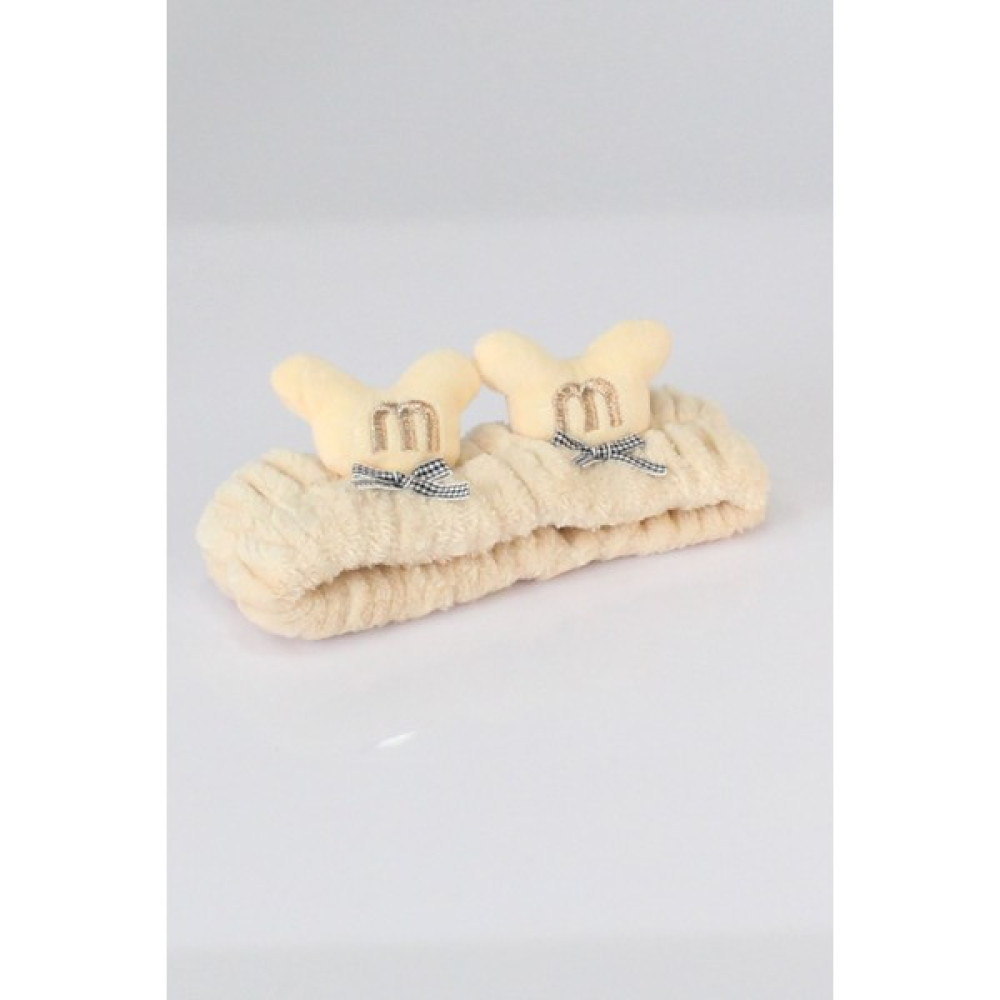 Toyaş Minnie Kulaklı Peluş Bandana Saç Bandı Krem 0-10 Yaş Toka, Taç & Saç Bandı Fiyatı