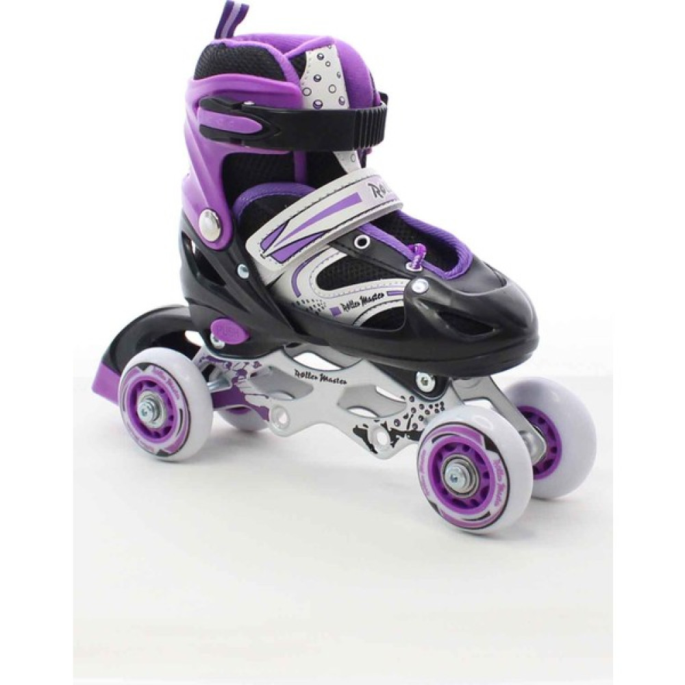 Toyaş Mor Ayarlanabilir 2+2 Işıklı Metal Alıştırma Pateni Paten Fiyatı