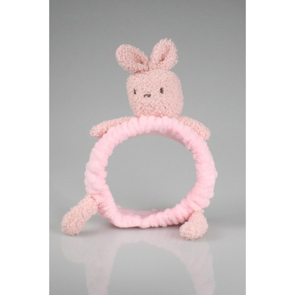 Toyaş Tavşan Figürlü Pembe Peluş Bandana Makyaj Spa Saç Bandı Toka, Taç & Saç Bandı Fiyatı