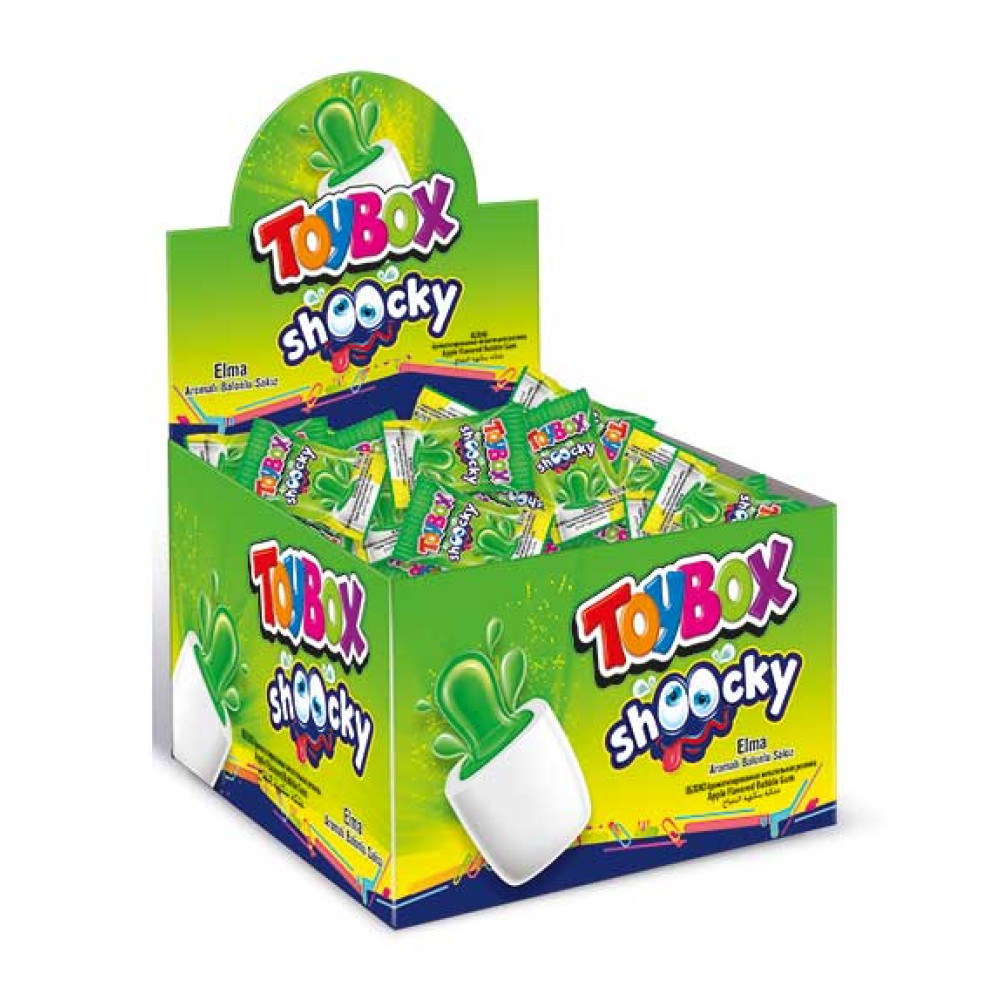 Toybox Dolgulu Sakız 4 gr Elma Aromalı Şekerleme Sakız Fiyatı
