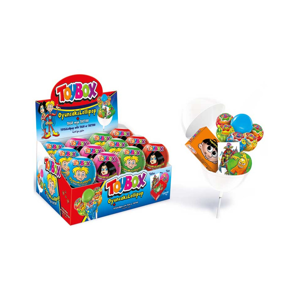 Toybox Oyuncaklı Lolipop 11 gr Şekerleme Sakız Fiyatı
