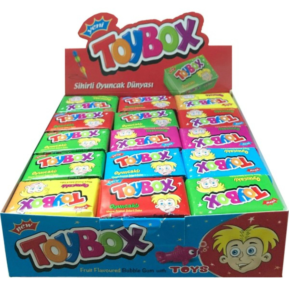 Toybox Oyuncaklı Meyve Aromalı Şekerli Sakız 60 Adet Şekerleme Sakız Fiyatı