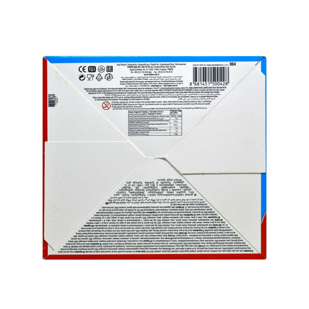 Toybox Sakız 5 gr X 30'lu Kutu Oyuncaklı Meyve Aromalı