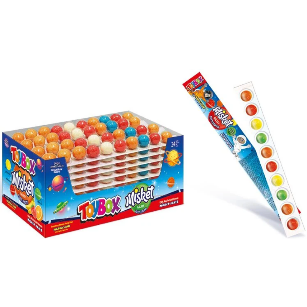 Toybox Tutti Frutti Misket Sakız 24*23 g Şekerleme Sakız Fiyatı
