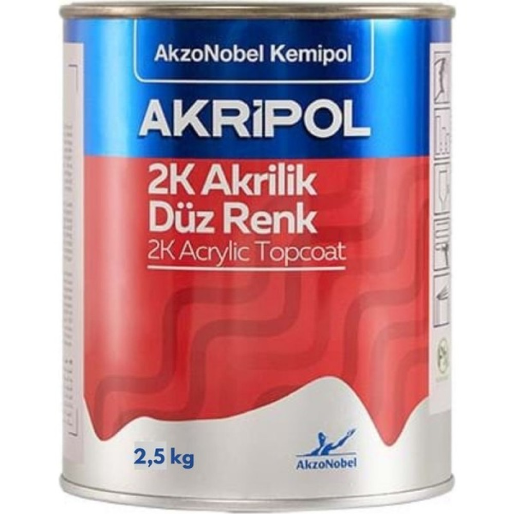 Toyota 040 Super Whıte Beyaz 2k Akrilik Oto Boyası 2,5 kg Oto Boyaları Fiyatı