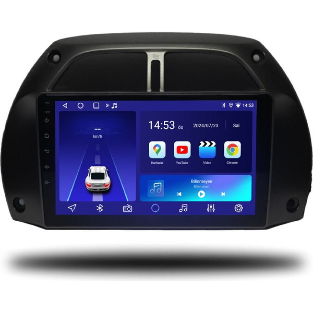 Toyota Rav4 2001-2003 4+32 GB Android Carplay Multimedya Sistemi - Siyah Oto Görüntü Sistemleri Fiyatı