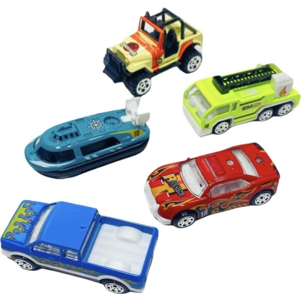 Toys And More Toysandmore 5 Li Metal Araba Model Bot Itfaye Pikap Jip Taksi Oyuncak - Renkli Oyuncak Araç Fiyatı