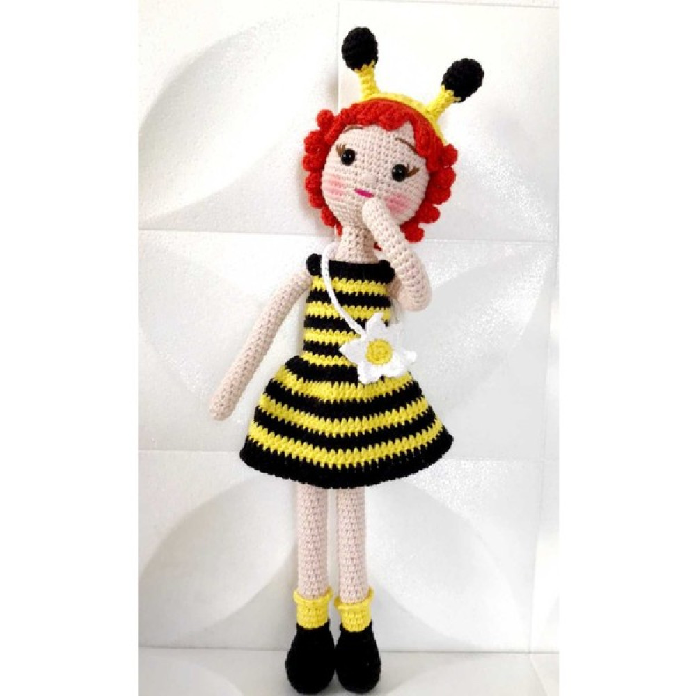 Toys City Arı Kostümlü Bebek Organik Örgü Oyuncak Bebek Oyuncakları Fiyatı
