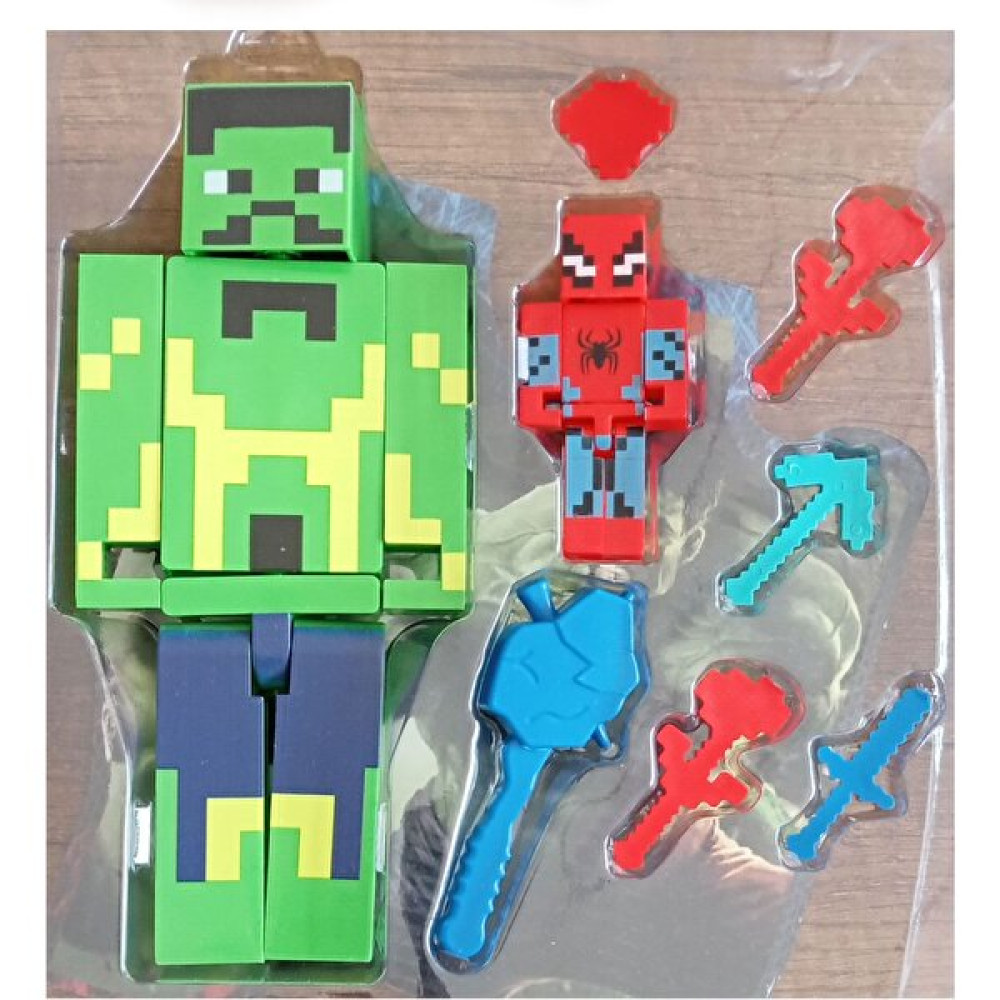 Toys e Toys 8 Parça Süper Kahraman Hulk Hareketli Silahlı Figür Set 20 cm - 5 Renkli Oyuncak Fiyatı
