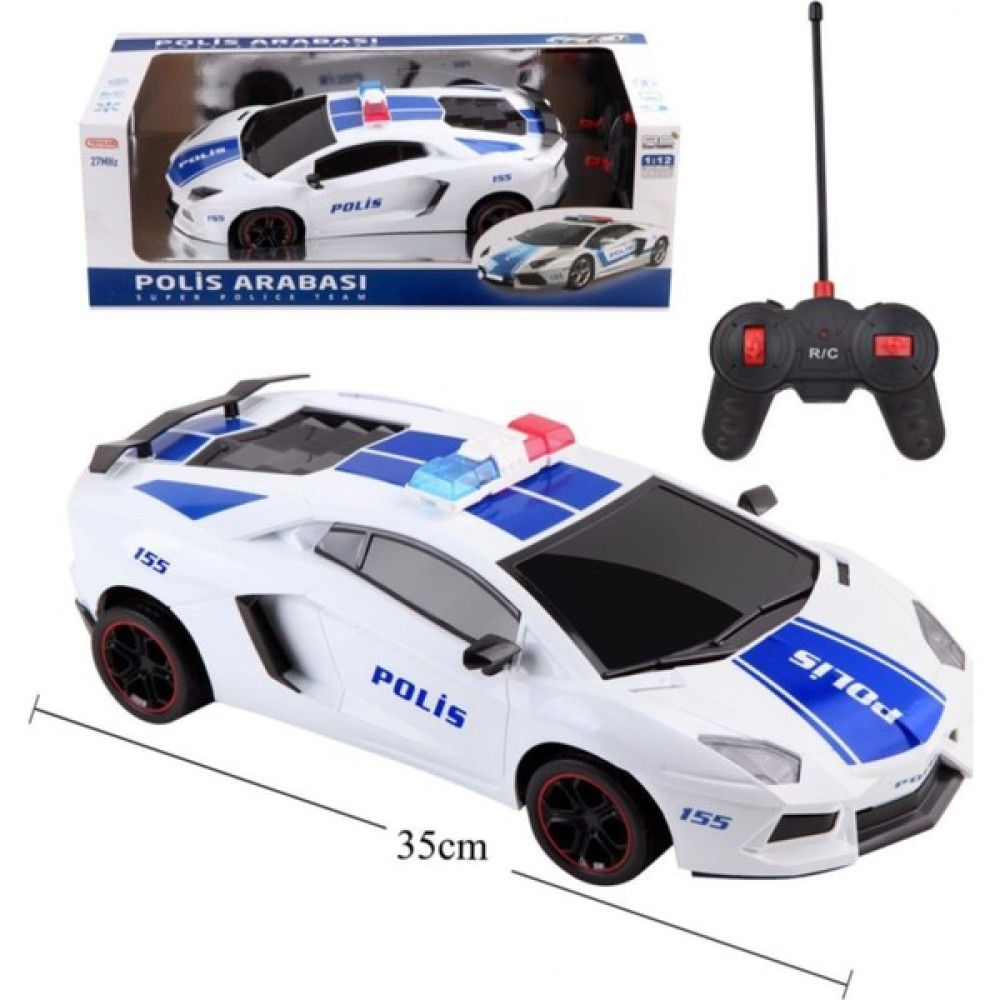 Toysan 1:12 Uzaktan Kumandalı Şarjlı Işıklı Polis Arabası Lamborghini - 35 cm Oyuncak Araç Fiyatı