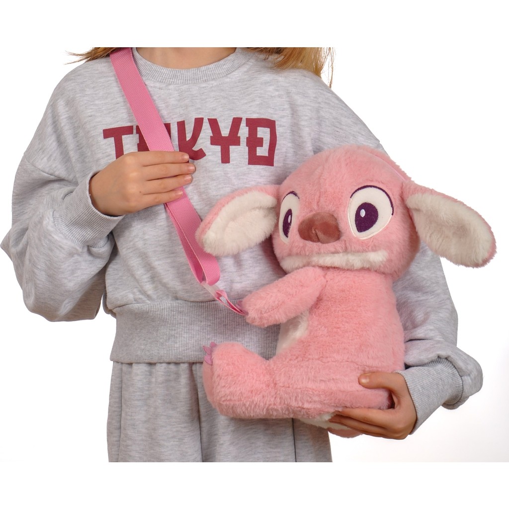 Toysme Stitch Peluş Omuz Çantası - Sevimli Pembe Tasarım Anne Bebek Oyuncak Fiyatı