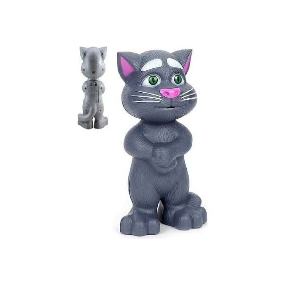 Toysturka Gri Talking Tom Cat Konuşan Kedi Ses Taklit Eden Kedi - Renkli Oyuncak Fiyatı