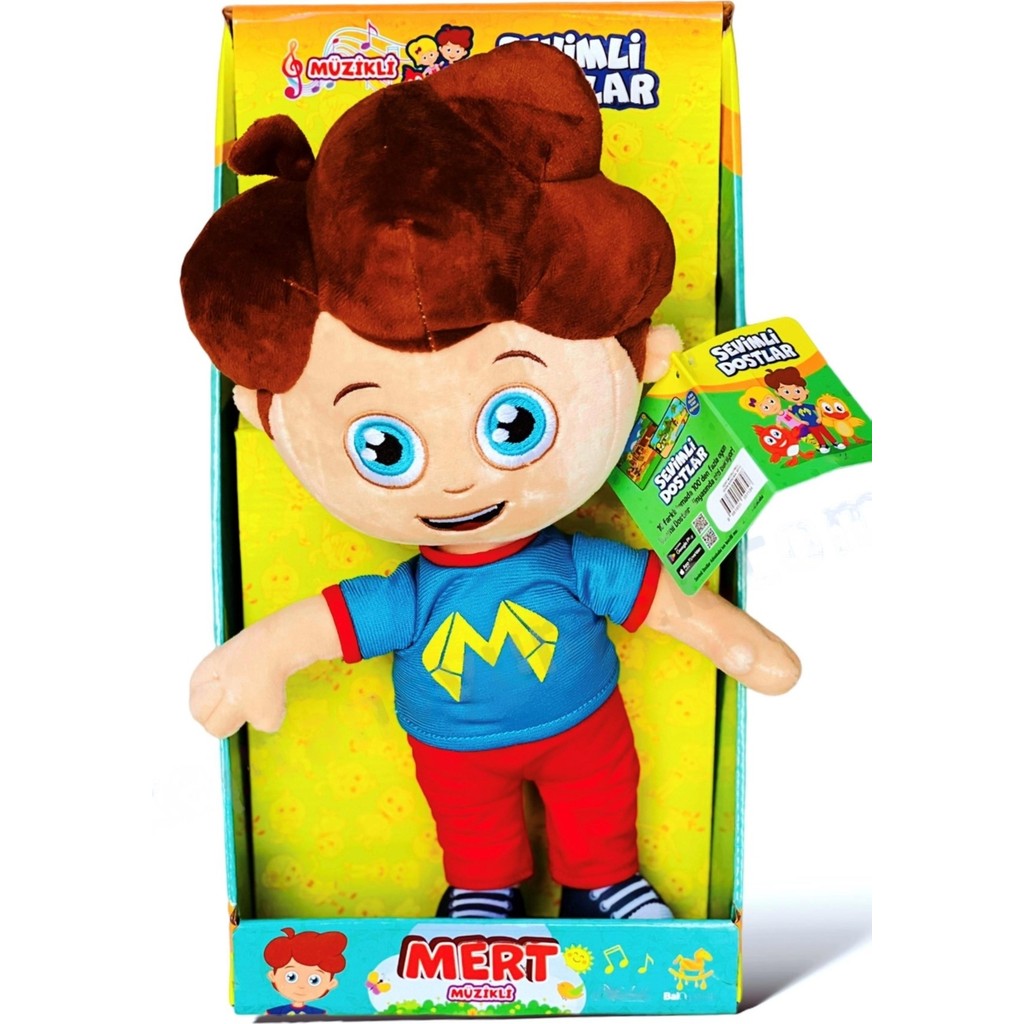 Toysturka Sevimli Dostlar Peluş Mert Müzikli Lisanslı 40 cm Peluş Oyuncaklar Fiyatı