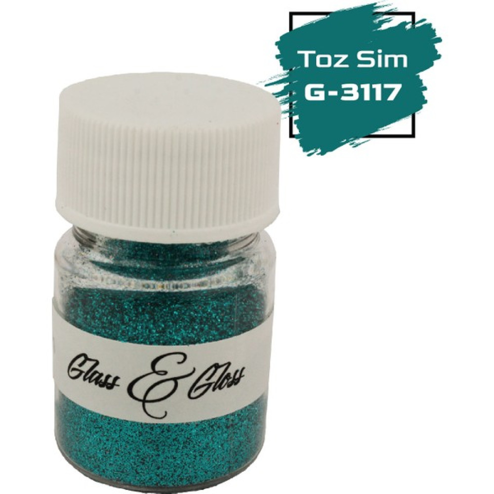 Toz Sim Epoksi Reçine Hobi Çalışmaları Için 10 Gr. - Su Yeşili Sanatsal Malzemeler Fiyatı