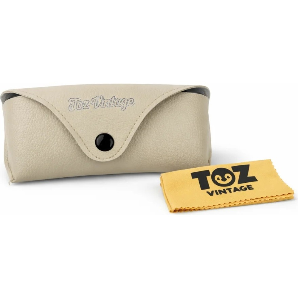 Toz Vintage Krem Deri Çıtçıtlı Gözlük Kılıfı Sert Kapaklı Koruyucu Kutu Gözlük Aksesuarı Fiyatı