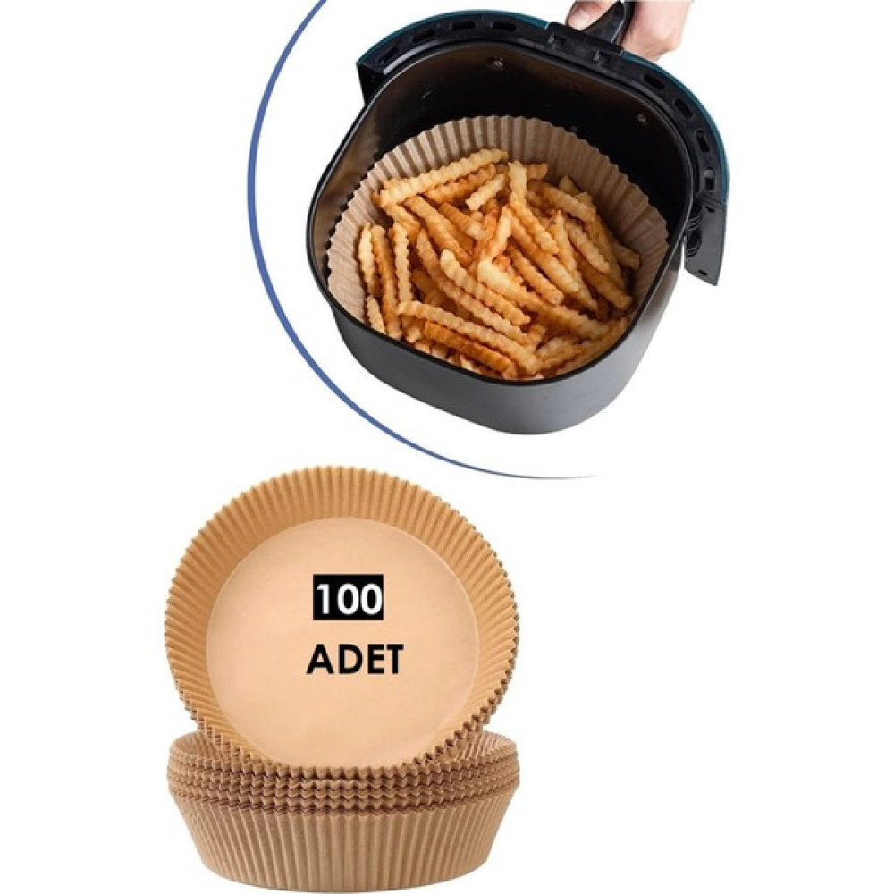 Tp Company 100 Adet Airfryer Pişirme Kağıdı Yuvarlak Tabak Model Yağlı Kağıt Pişirme Kağıdı Fiyatı
