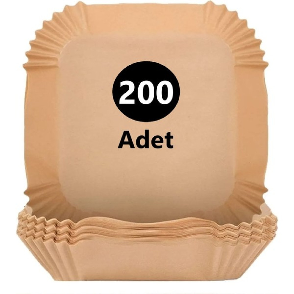 Tp Company 200 Adet Airfryer Pişirme Kağıdı Kare Tabak Model Yağlı Kağıt - Kahverengi Pişirme Kağıdı Fiyatı
