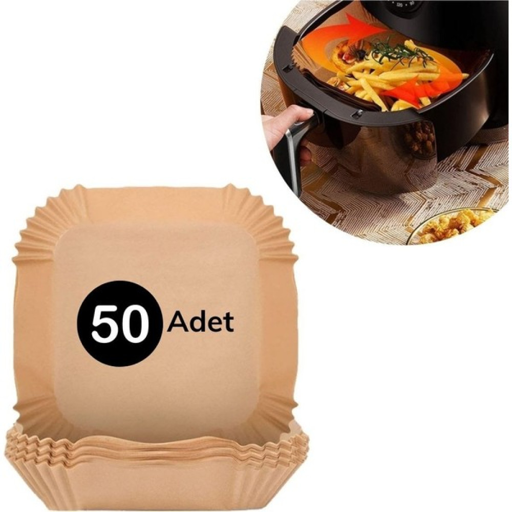 Tp Company Airfryer Pişirme Kağıdı Tek Kullanımlık Kare Tabak Model 50 Adet Pişirme Kağıdı Fiyatı