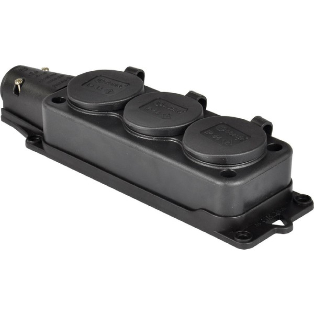 TP Elektrik 1X16A - Kauçuk Üçlü Grup Priz - Gri Prizler Fiyatı