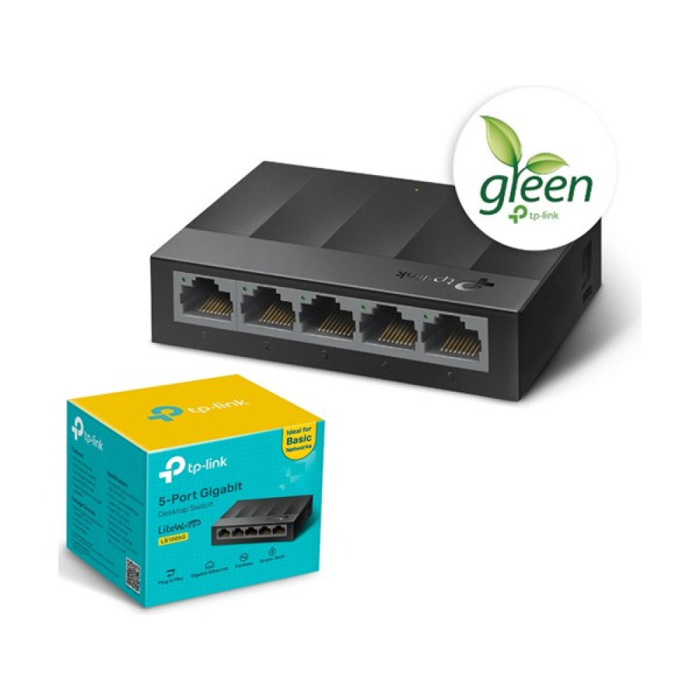 Tp-Lınk Litewave 5 Port LS1005G 10/100/1000 Gigabit Plastik Kasa Switch Hub & Switch Fiyatı