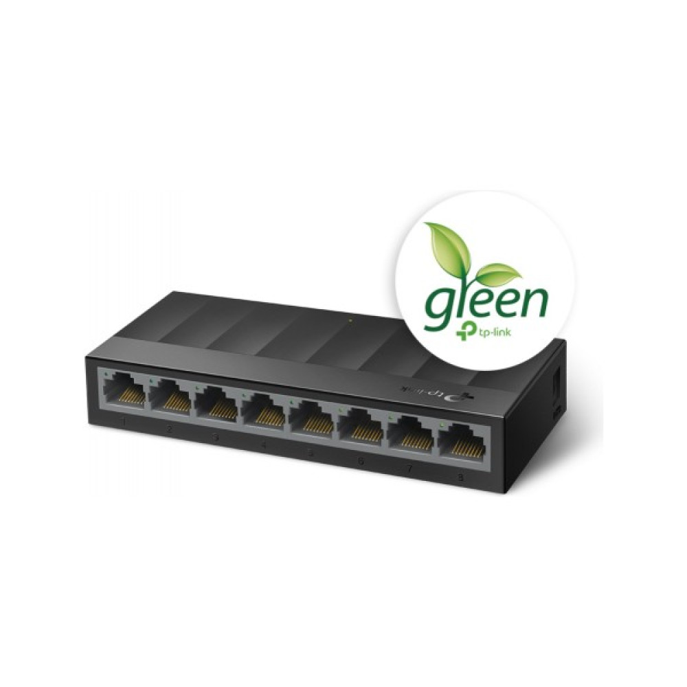 Tp-Link LS1008G 8 Port Gigabit Switch Green Tech. Hub & Switch Fiyatı