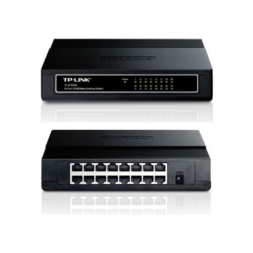 TP-LINK SF1016D 16 Port 10/100 Megabit Switch Hub & Switch Fiyatı