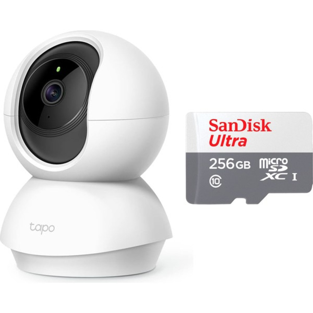 TP-LINK Tapo C210, 2K 3MP İç Mekan Wi-Fi Güvenlik Kamerası, Hareket Tespit ve Takibi, 360°, 9m Gece Görüşü, Çift Yönlü Sesli İletişim, Bebek Ağlaması Tespiti + Sandisk ULTRA 256GB Hafıza Kartı Oto Boyaları Fiyatı