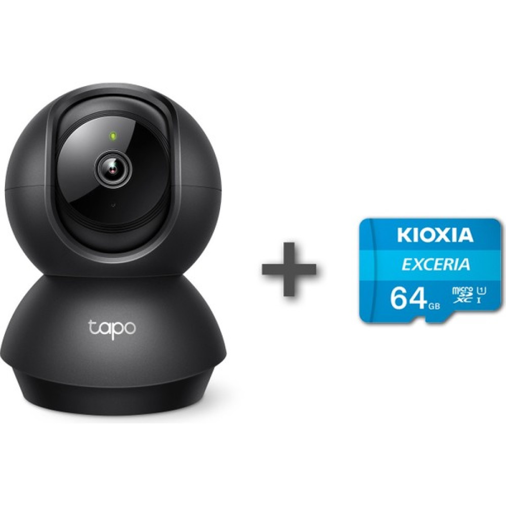Tp-LINK Tapo C211 2k 3mp Yatay ve Dikey Ev Güvenliği Wi-Fi Kamerası + Kioxia 64GB Exceria Micro Sdxc Güvenlik Kameraları Fiyatı