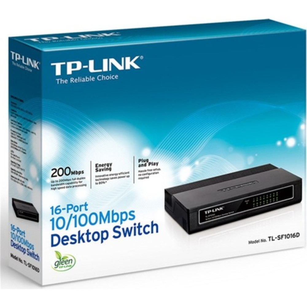 Tp-Link Tl-Sf1016D 10/100Mbps 16Port Switch Hub & Switch Fiyatı