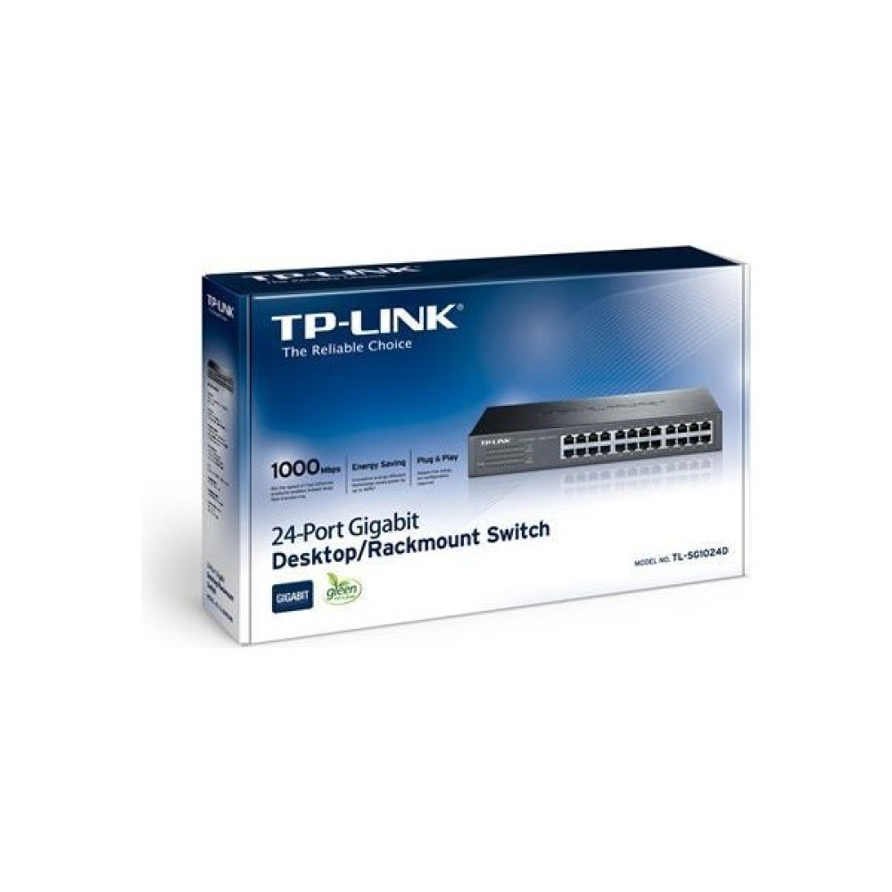 Tp-Link TL-SG1024D 24PORT Gigabit Rackmount Switch Hub & Switch Fiyatı