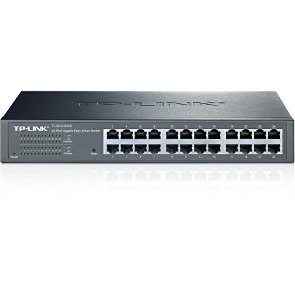 TP-Link TL-SG1024DE, 24-Port 10/100/1000Mbps %40 Enerji Tasarruflu Ağ Görüntüleme/Önceliklendirme/VLAN Akıllı Gigabit Switch Hub & Switch Fiyatı