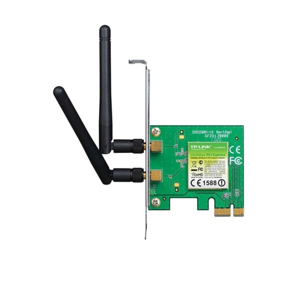 TP-Link TL-WN881ND, 300 Mbps N Kablosuz 2x2dBi Değiştirilebilir Antenli PCI Express Adaptör Wireless Adaptör Fiyatı