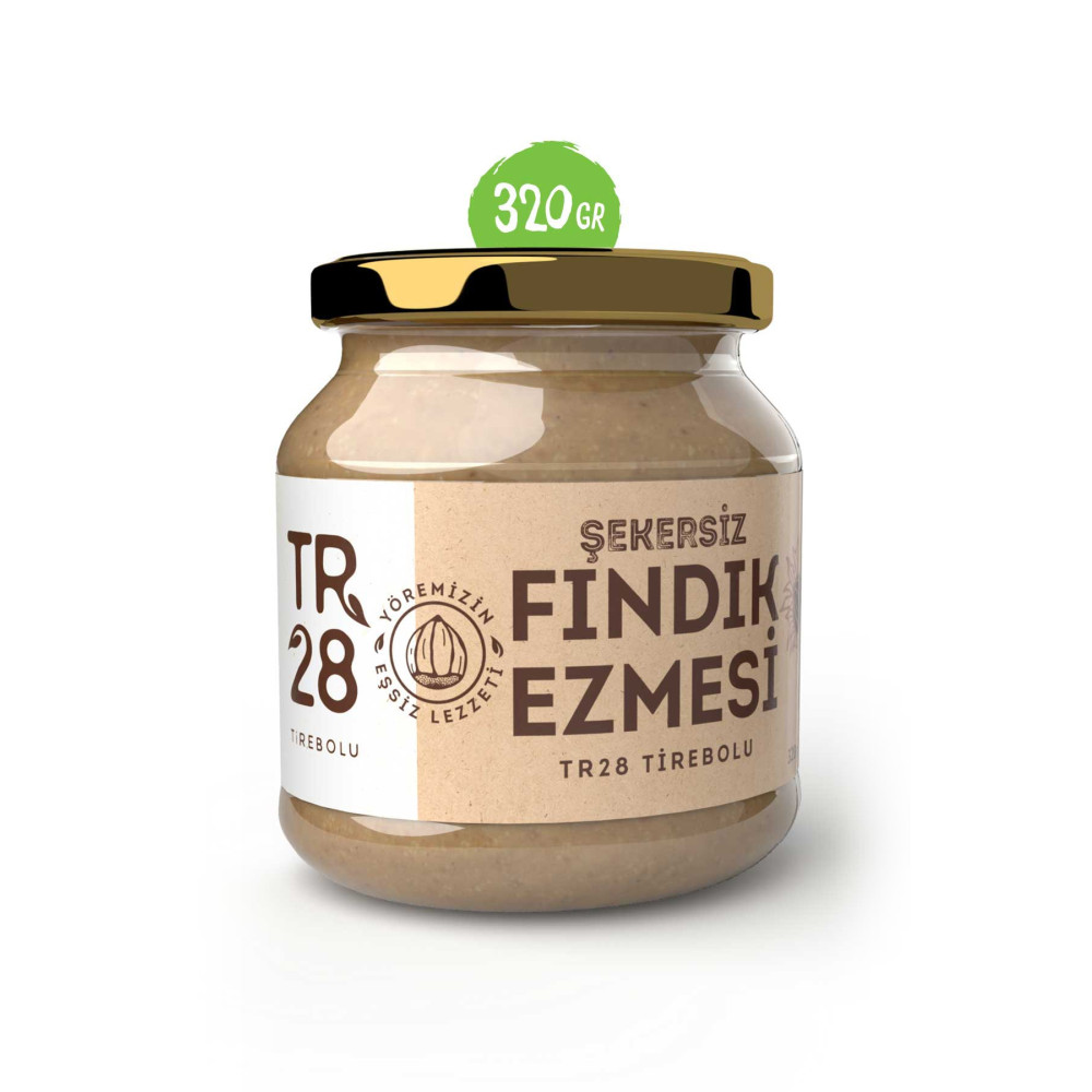 TR 28 Şekersiz Gerçek Fındık Ezmesi (320 GR) Sürülebilir Fiyatı