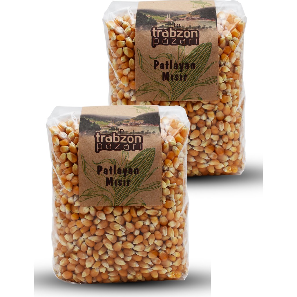 Trabzon Pazarı Ata Tohum Glutensiz Patlayan Mısır, Cin Mısır 2x1 Kg - 2 kg Diğer Fiyatı