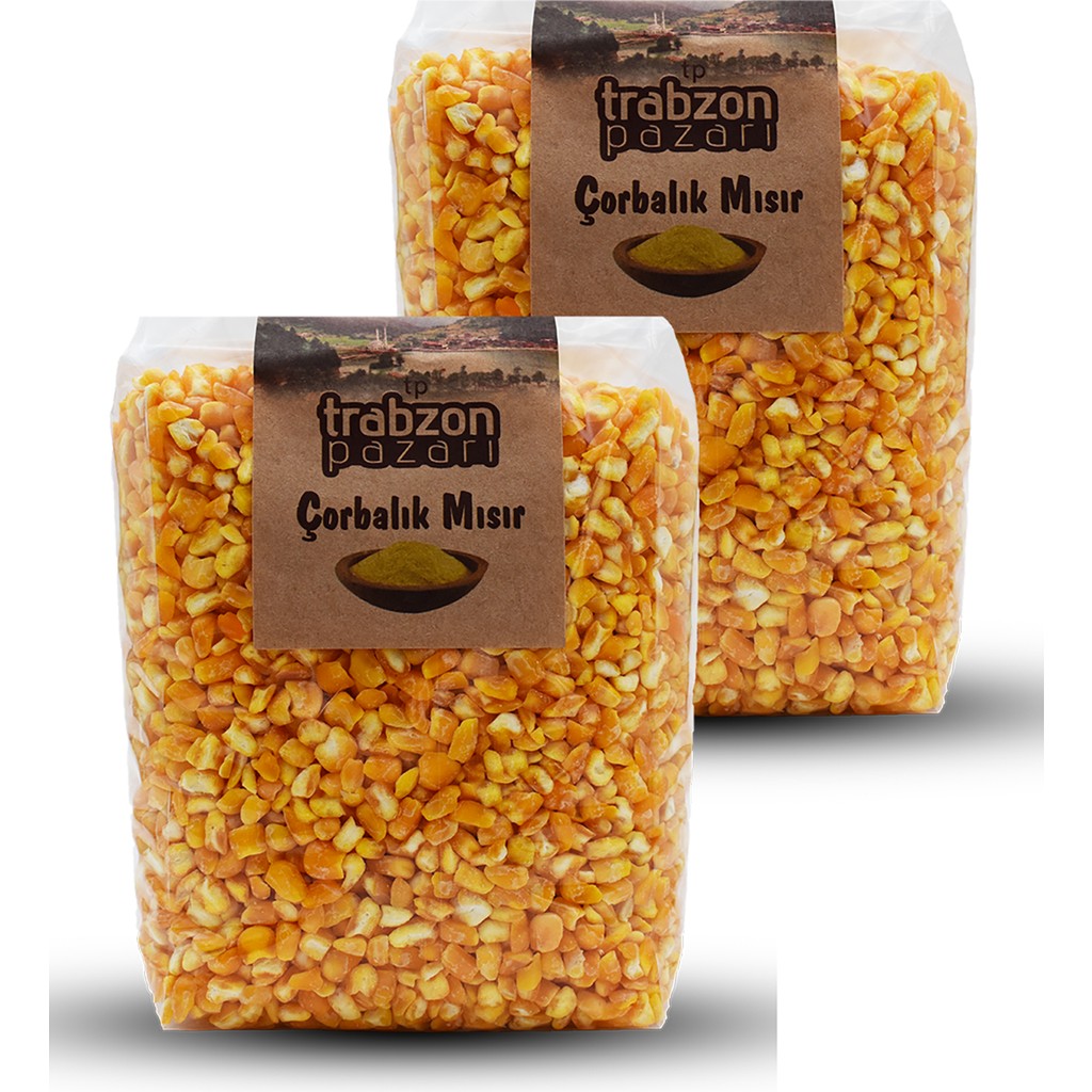 Trabzon Pazarı Ata Tohum Glutensiz Sarı Çorbalık Mısır Yarması 2x1 Kg - 2 kg Diğer Fiyatı