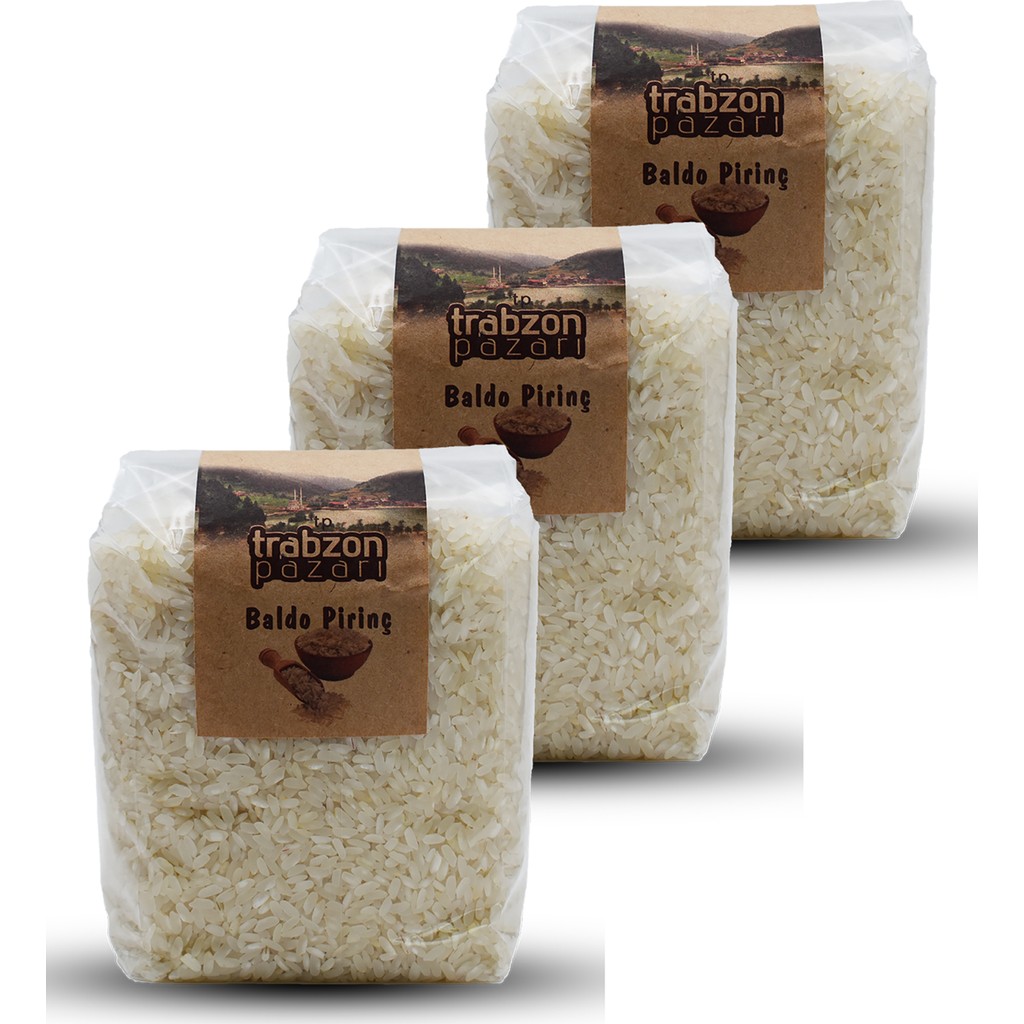 Trabzon Pazarı Baldo Pirinç 3x1 Kg - 3 kg Diğer Fiyatı