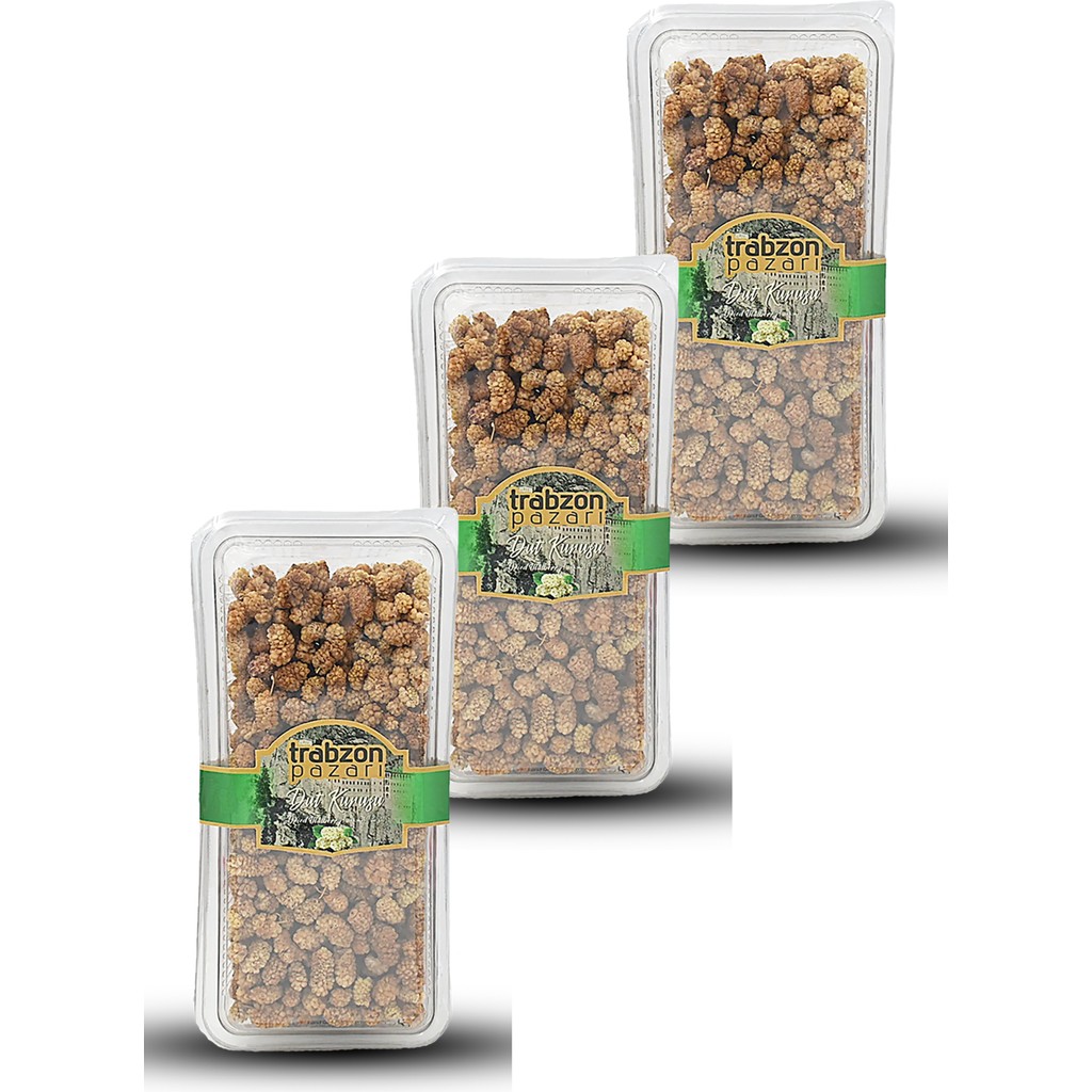Trabzon Pazarı Beyaz Dut Kurusu 3x200 Gr - 600 gr Kuru Meyve Fiyatı