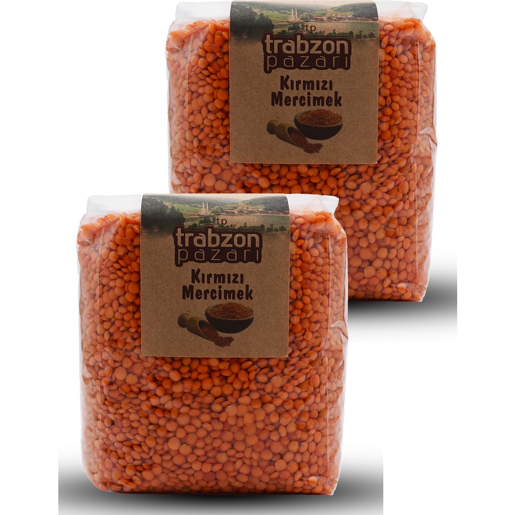 Trabzon Pazarı Kırmızı Mercimek 2x1 Kg - 2 kg Diğer Fiyatı