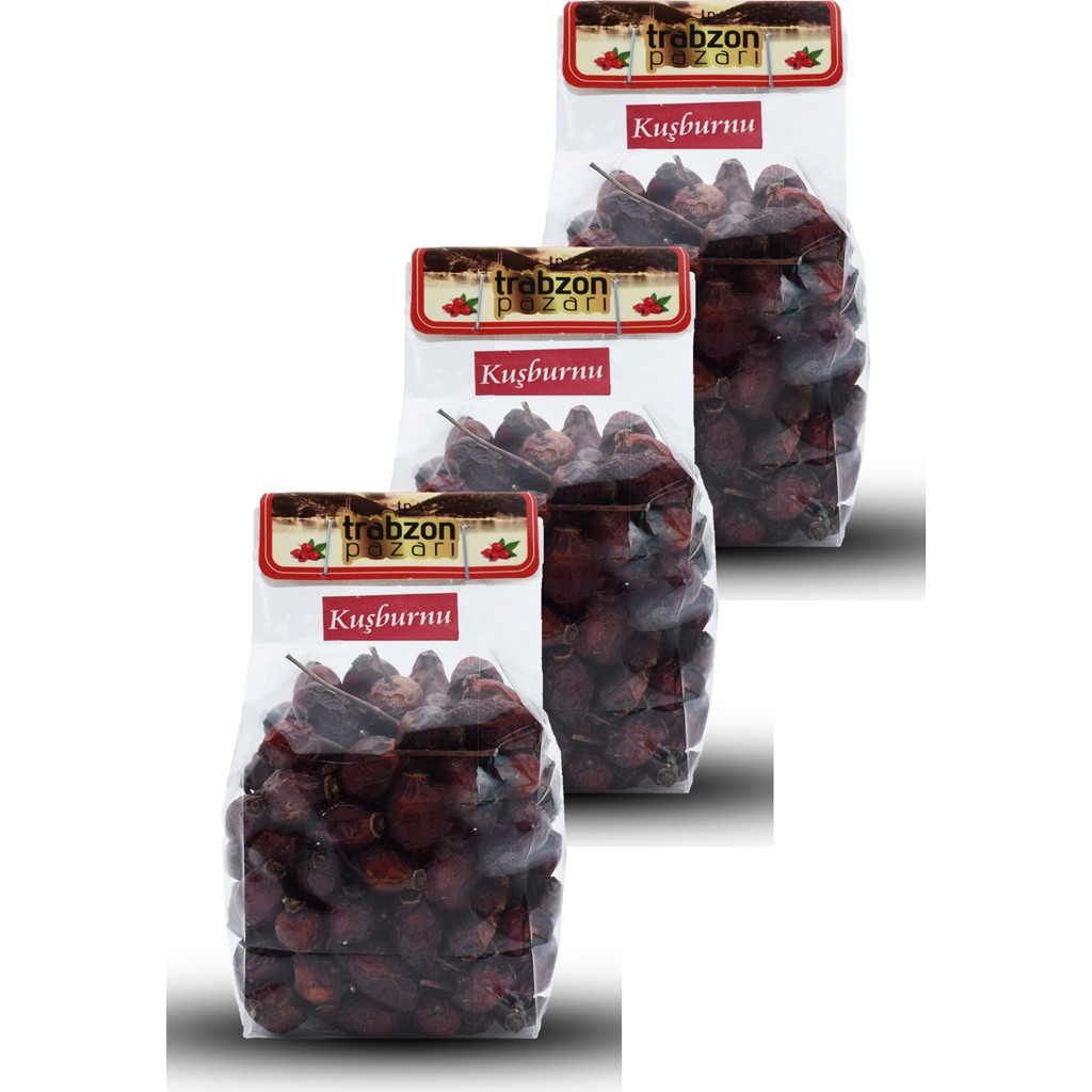 Trabzon Pazarı Kurutulmuş Kuşburnu 3x100 Gr - 1 Adet Kuru Meyve Fiyatı