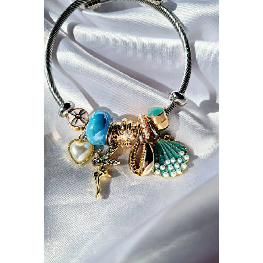 Trade Bazaar Çelik Pandora Modeli Charm Bileklik Altın, Takı & Aksesuar Fiyatı